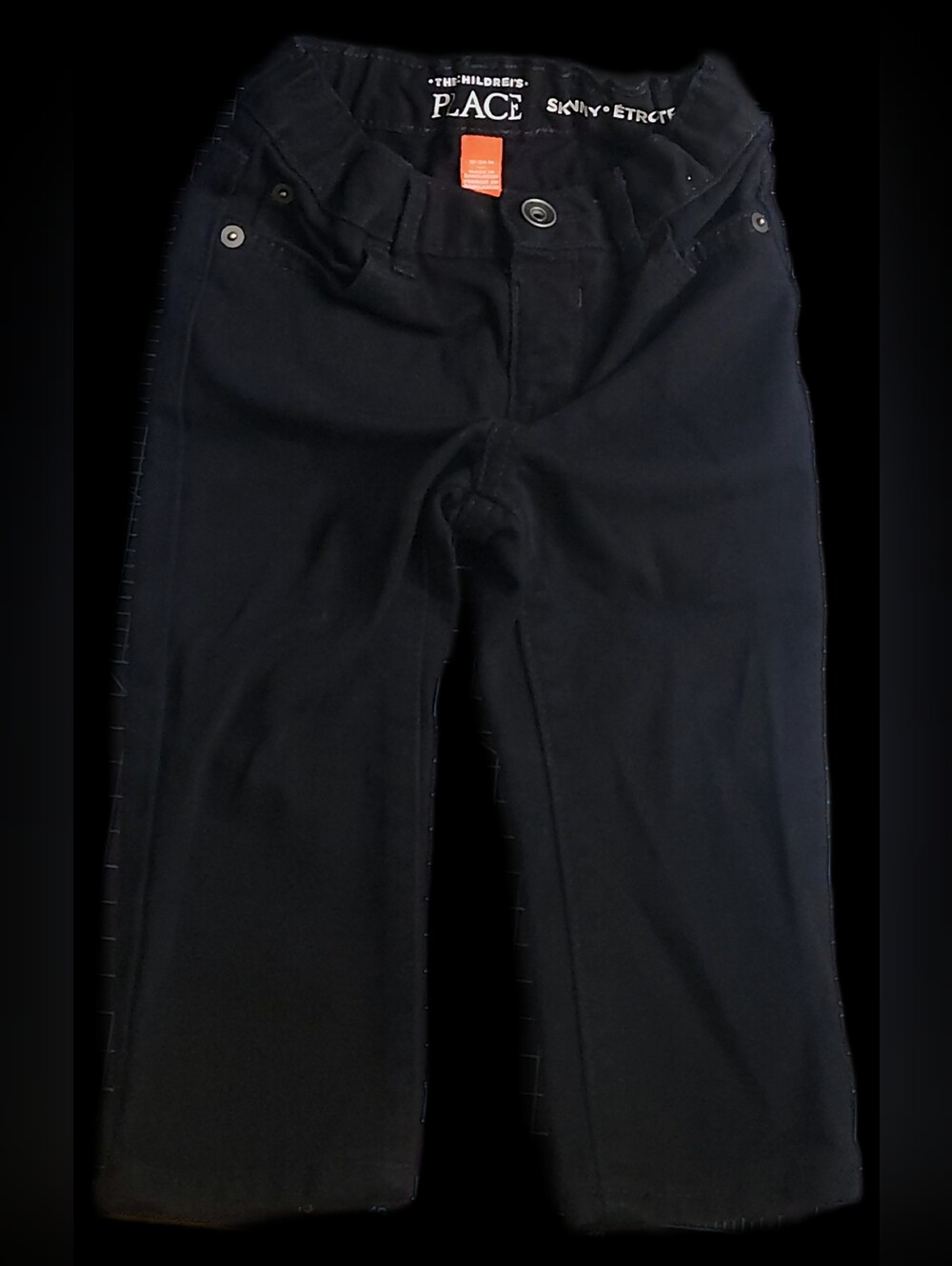 #KC003 The Children's Place Black Slim Chino Pants